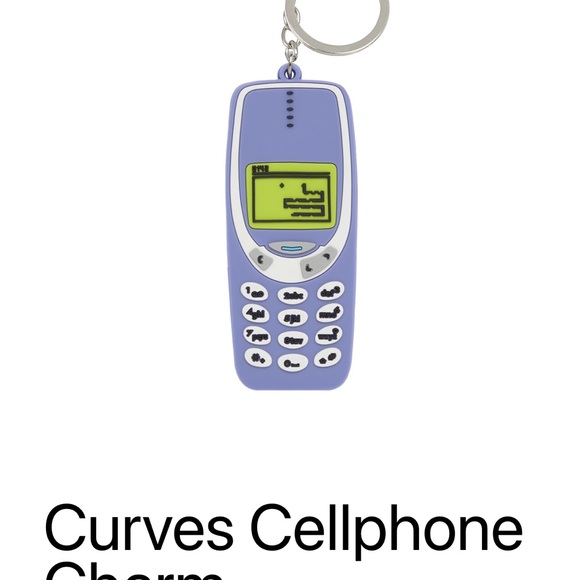 Curves By Sean Brown Cellphone Keychain Charm